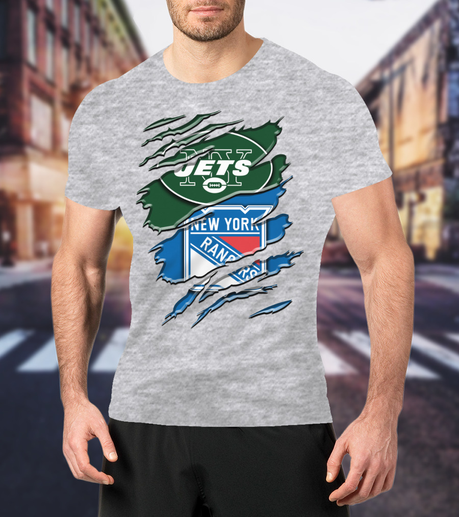 New York Jets Rangers Combination T-Shirt