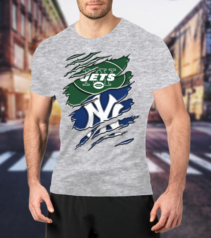 Ny Jets Yankees Rah 071 T-Shirt