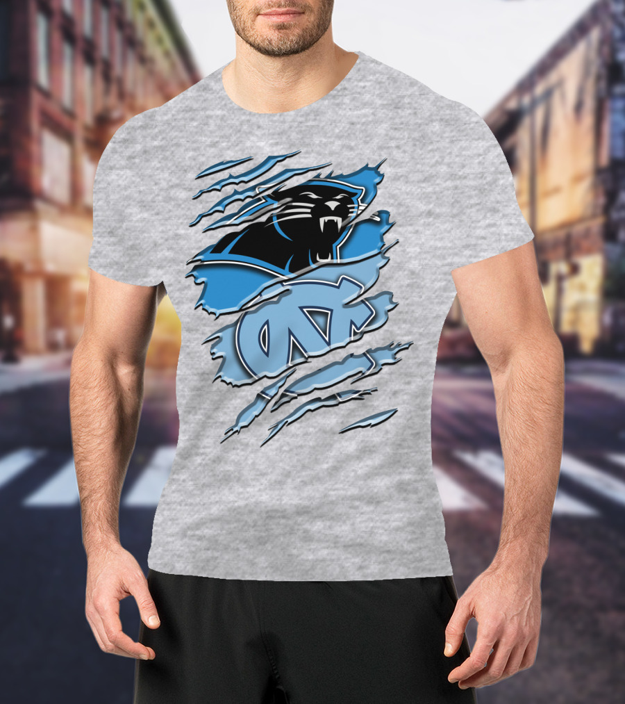 Carolina Panthers North Carolina Tar Heels Rah 087 T-Shirt