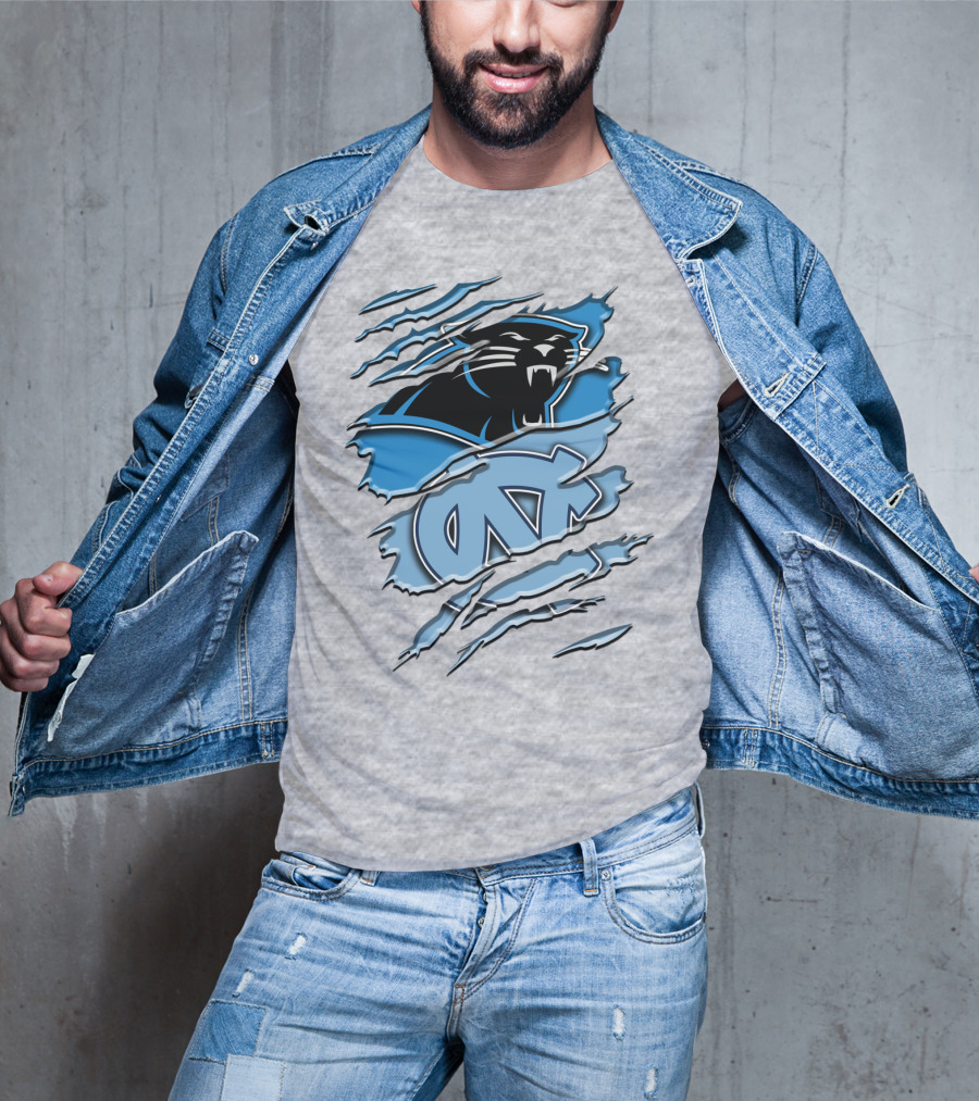 Carolina Panthers North Carolina Tar Heels Rah 087 T-Shirt