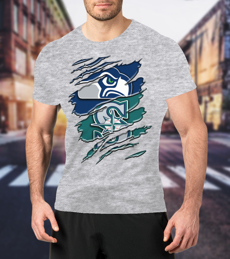 Seattle Seahawks Mariners Rah 109 T-Shirt