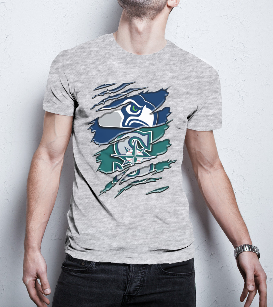 Seattle Seahawks Mariners Rah 109 T-Shirt