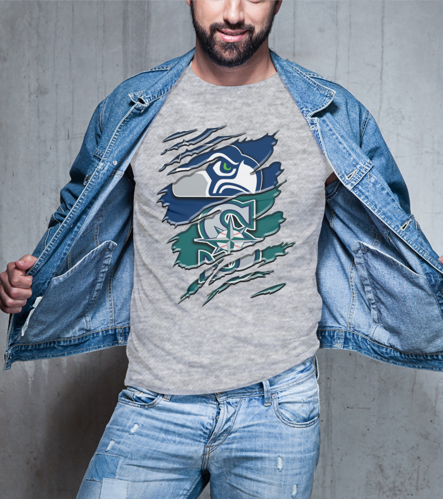 Seattle Seahawks Mariners Rah 109 T-Shirt