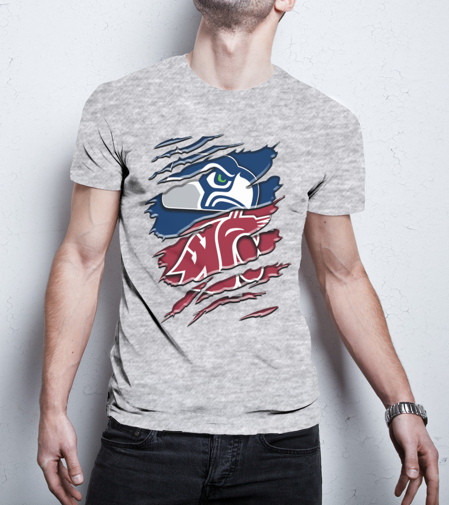 Seahawks Cougars Rah 111 Hybrid T-Shirt