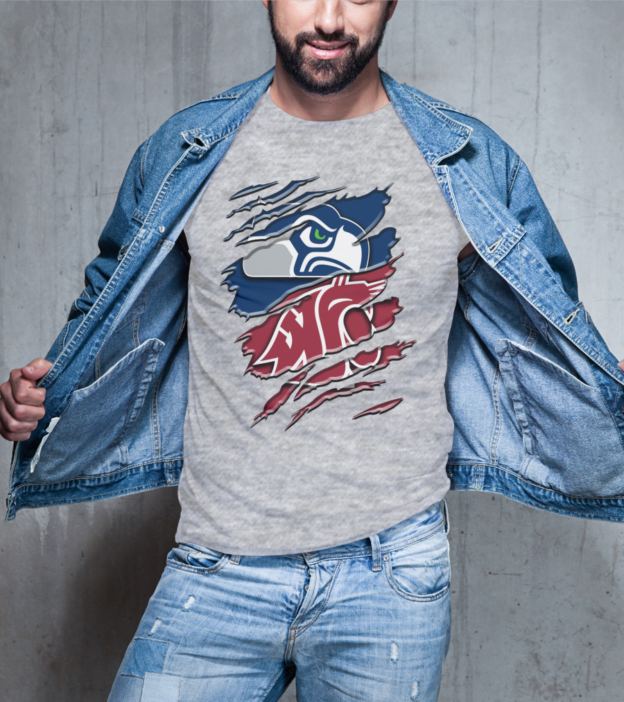Seahawks Cougars Rah 111 Hybrid T-Shirt