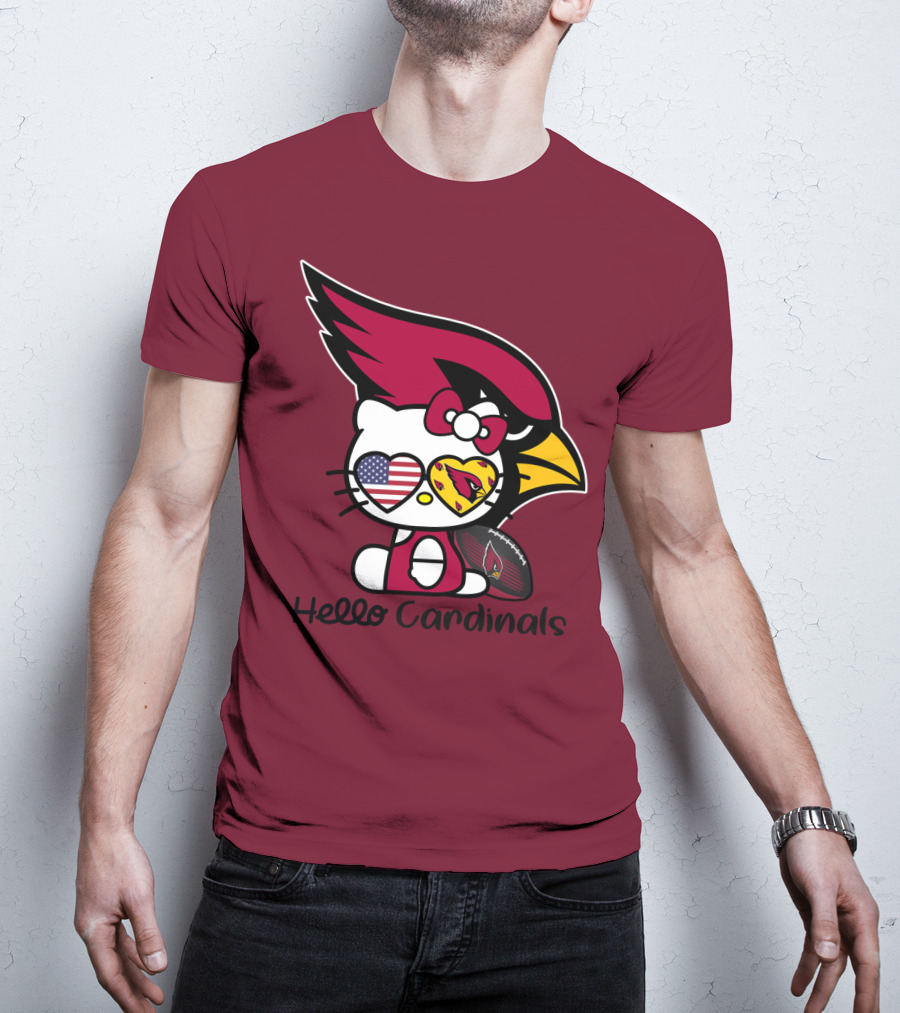 Hello Cardinals Arizona Cardinals T-Shirt