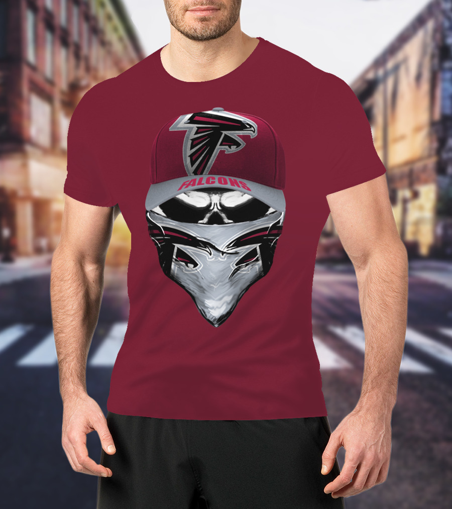 Atlanta Falcons Logo Cap Bandana Combo T-Shirt