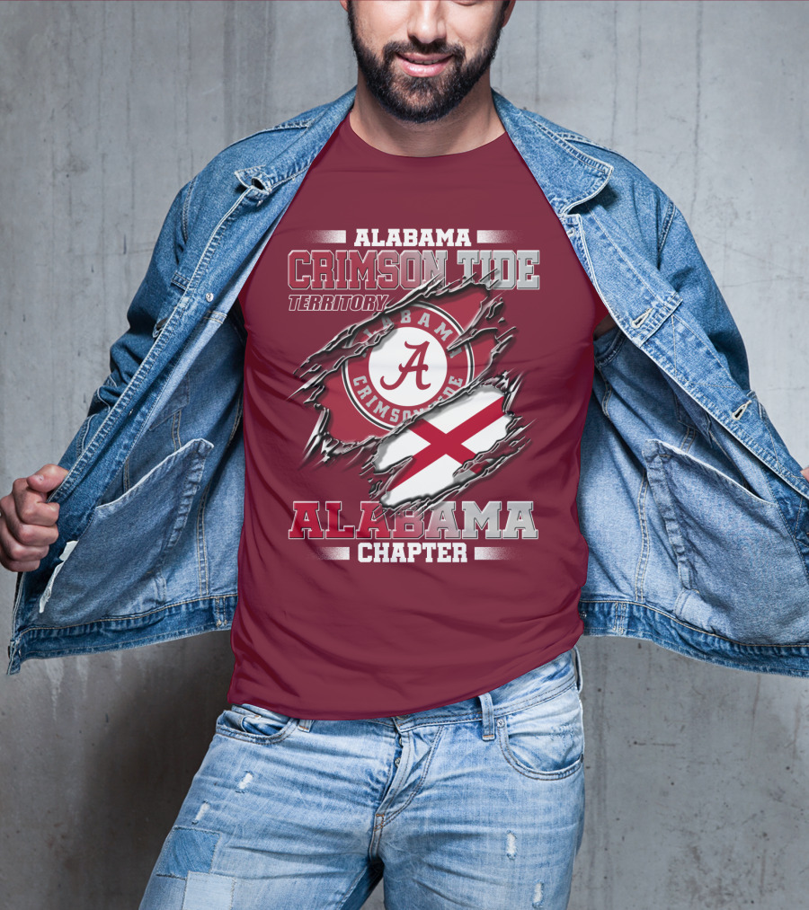 Alabama Crimson Tide Territory Alabama Chapter Crimson Tide T-Shirt