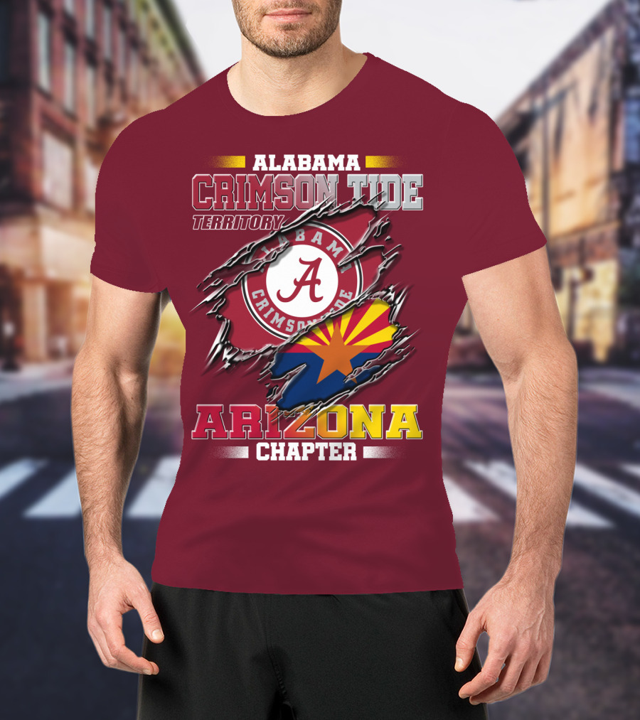 Alabama Crimson Tide Territory Arizona Chapter T-Shirt