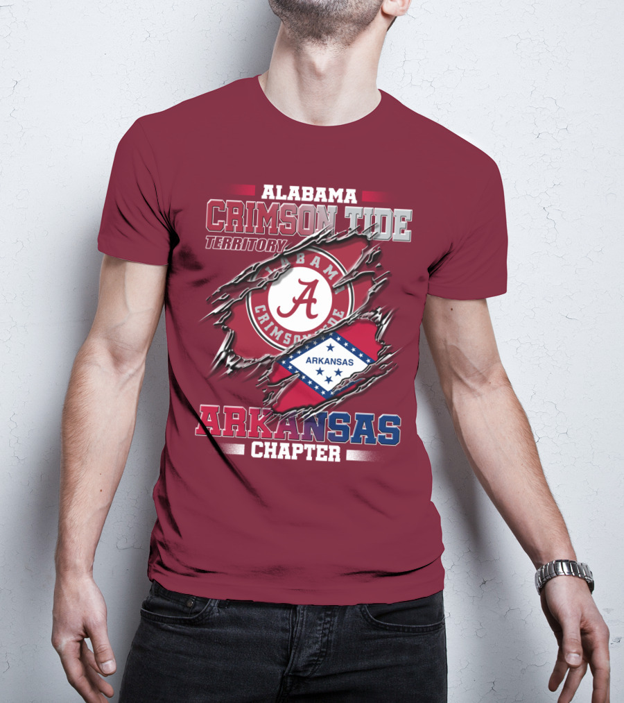 Alabama Crimson Tide Territory Arkansas Chapter T-Shirt