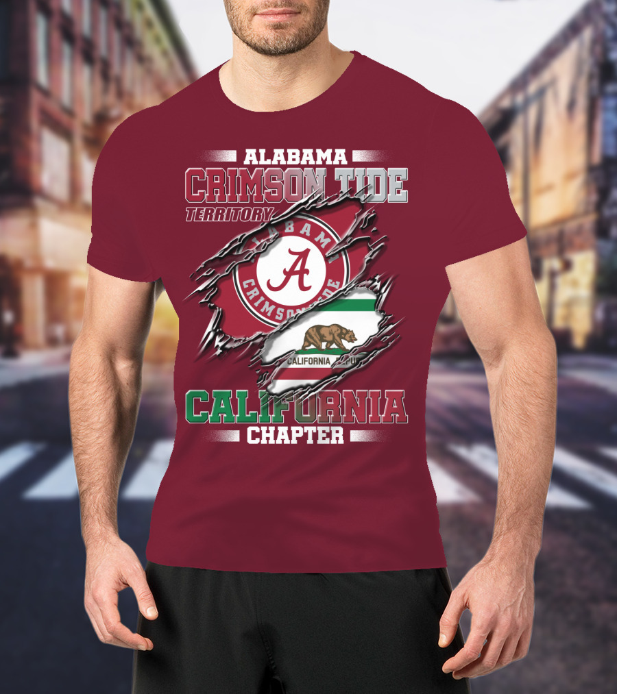 Alabama Crimson Tide Territory California Chapter T-Shirt