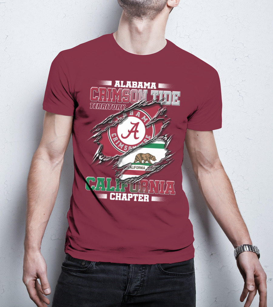 Alabama Crimson Tide Territory California Chapter T-Shirt