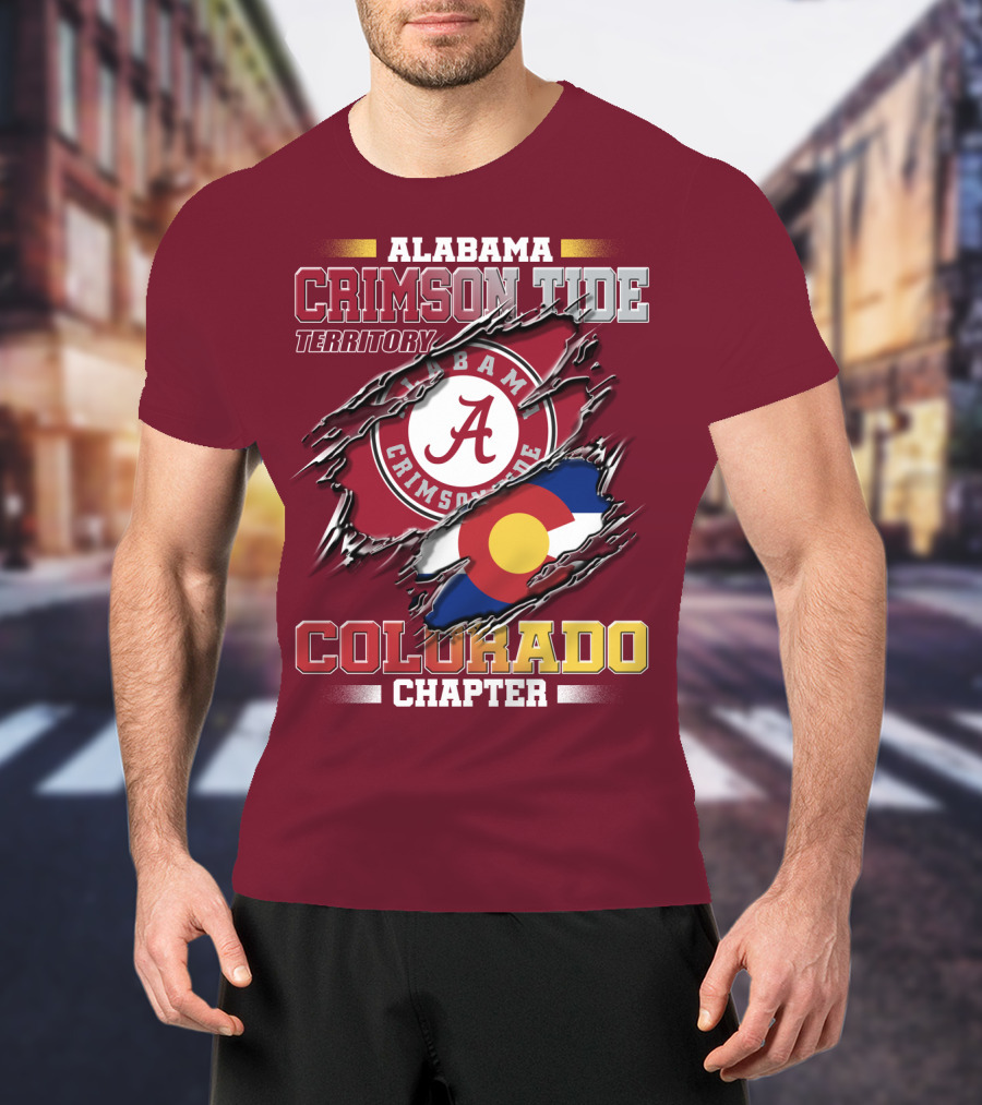 Alabama Crimson Tide Territory Colorado Chapter T-Shirt