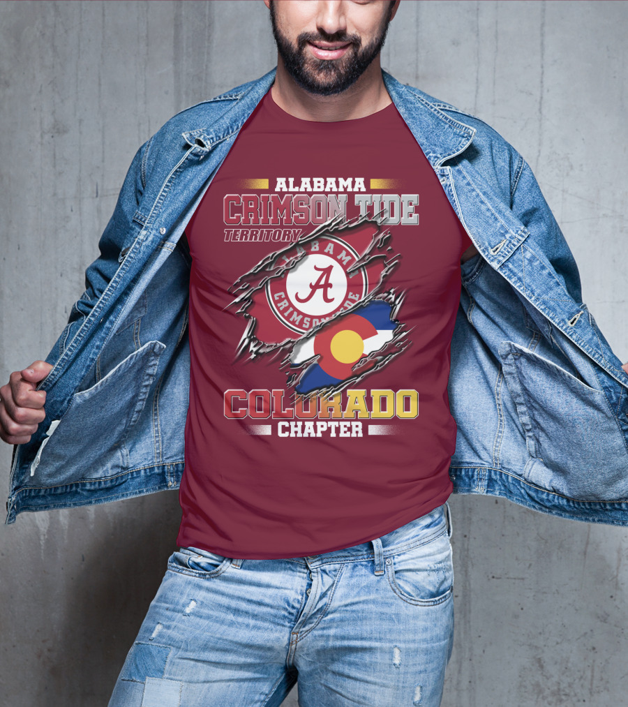 Alabama Crimson Tide Territory Colorado Chapter T-Shirt