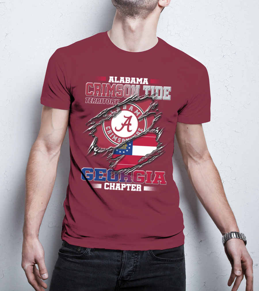 Alabama Crimson Tide Territory Georgia Chapter T-Shirt