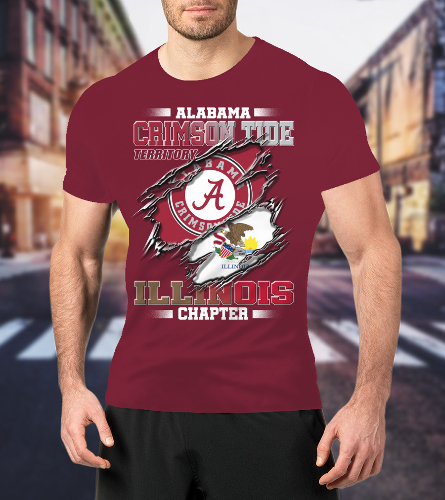 Alabama Crimson Tide Territory Illinois Chapter T-Shirt