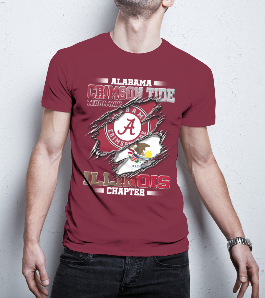 Alabama Crimson Tide Territory Illinois Chapter T-Shirt