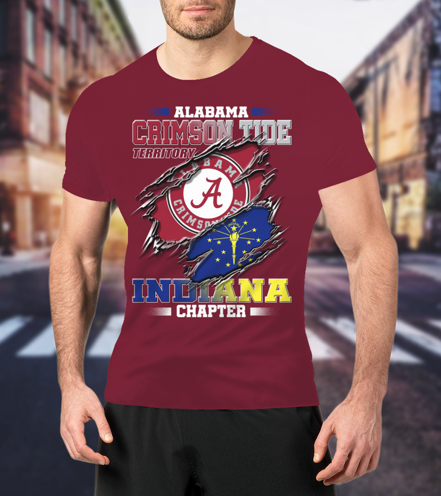 Alabama Crimson Tide Territory Indiana Chapter T-Shirt