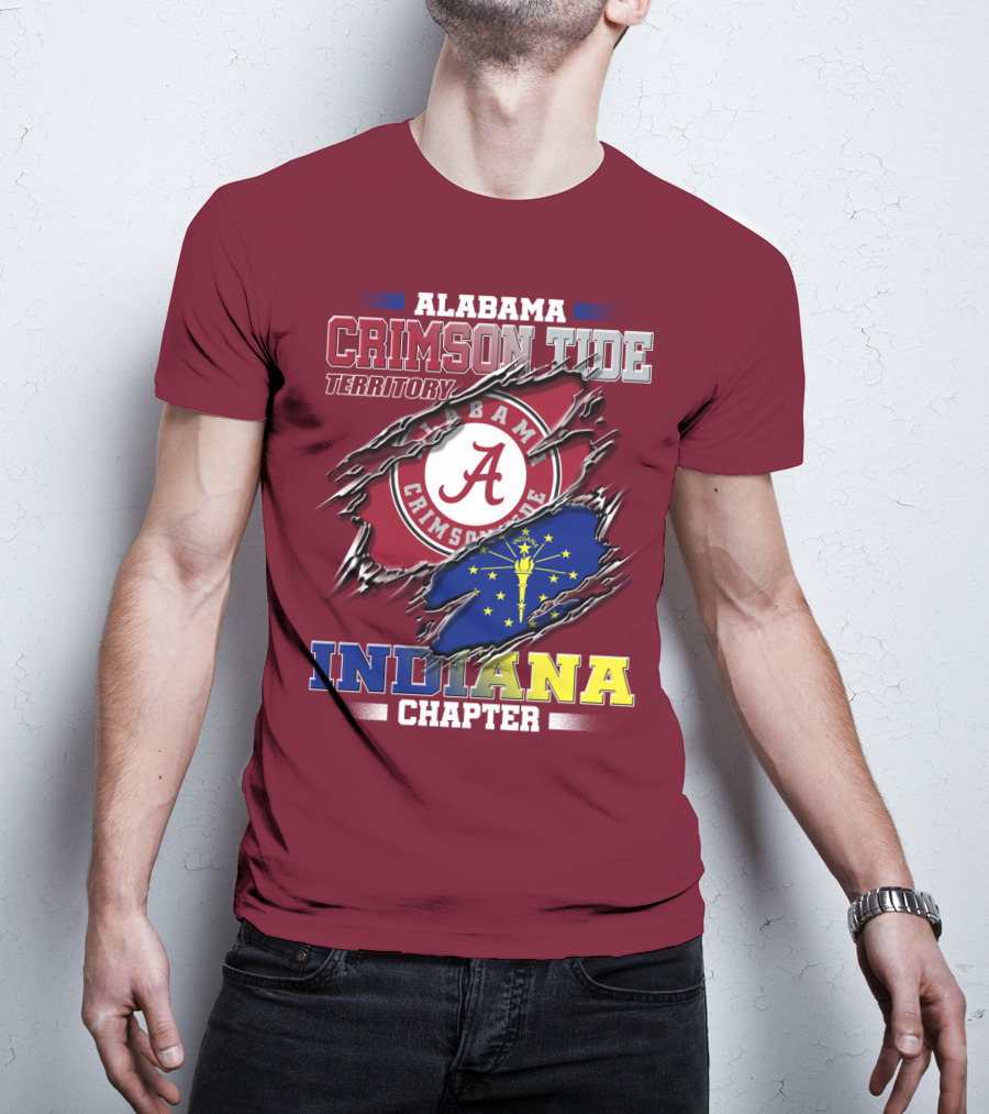 Alabama Crimson Tide Territory Indiana Chapter T-Shirt