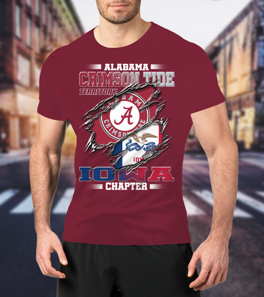 Alabama Crimson Tide Territory Iowa Chapter T-Shirt