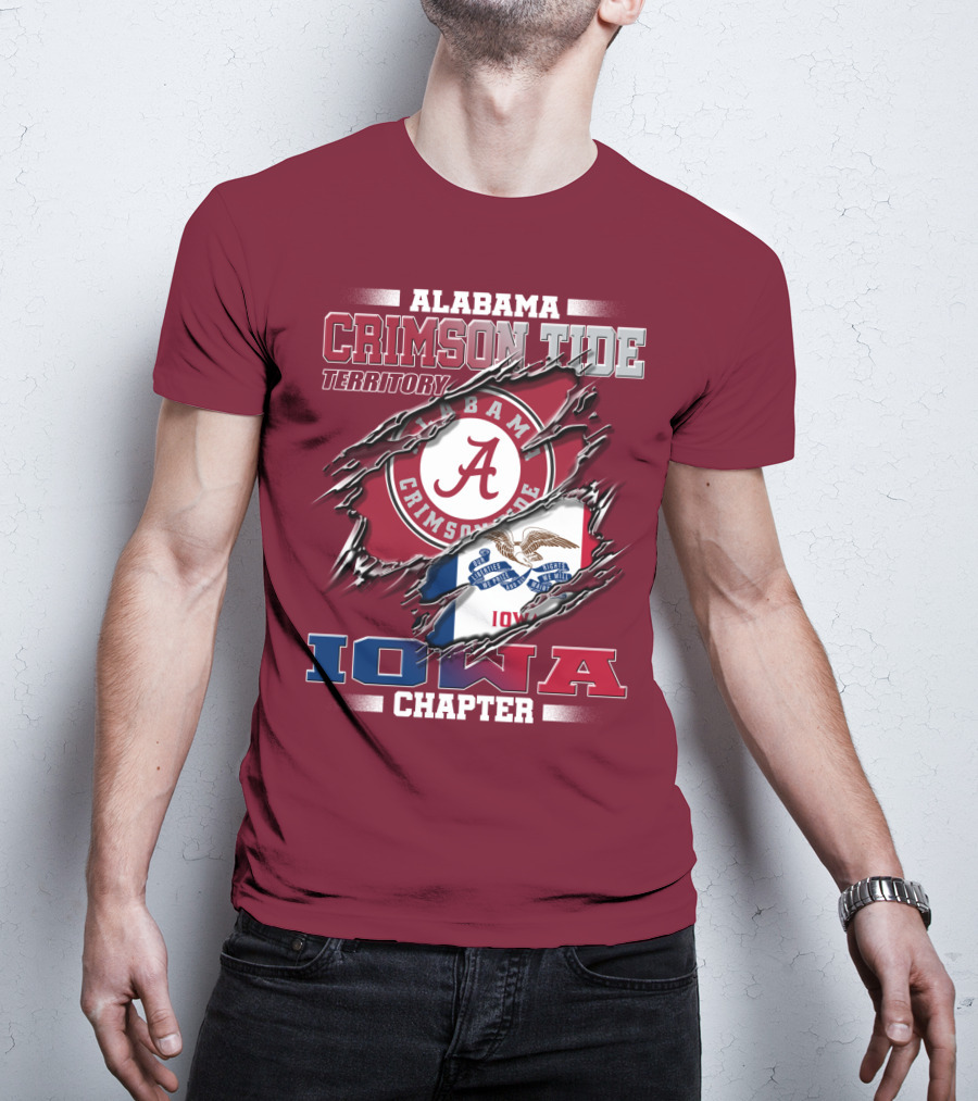 Alabama Crimson Tide Territory Iowa Chapter T-Shirt