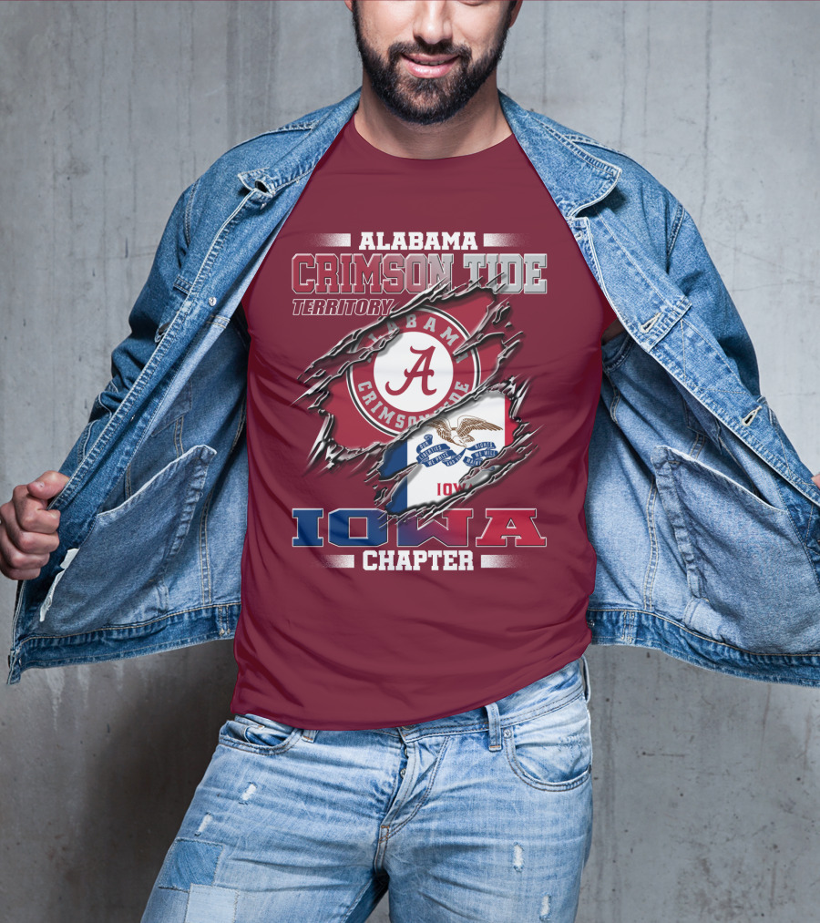Alabama Crimson Tide Territory Iowa Chapter T-Shirt