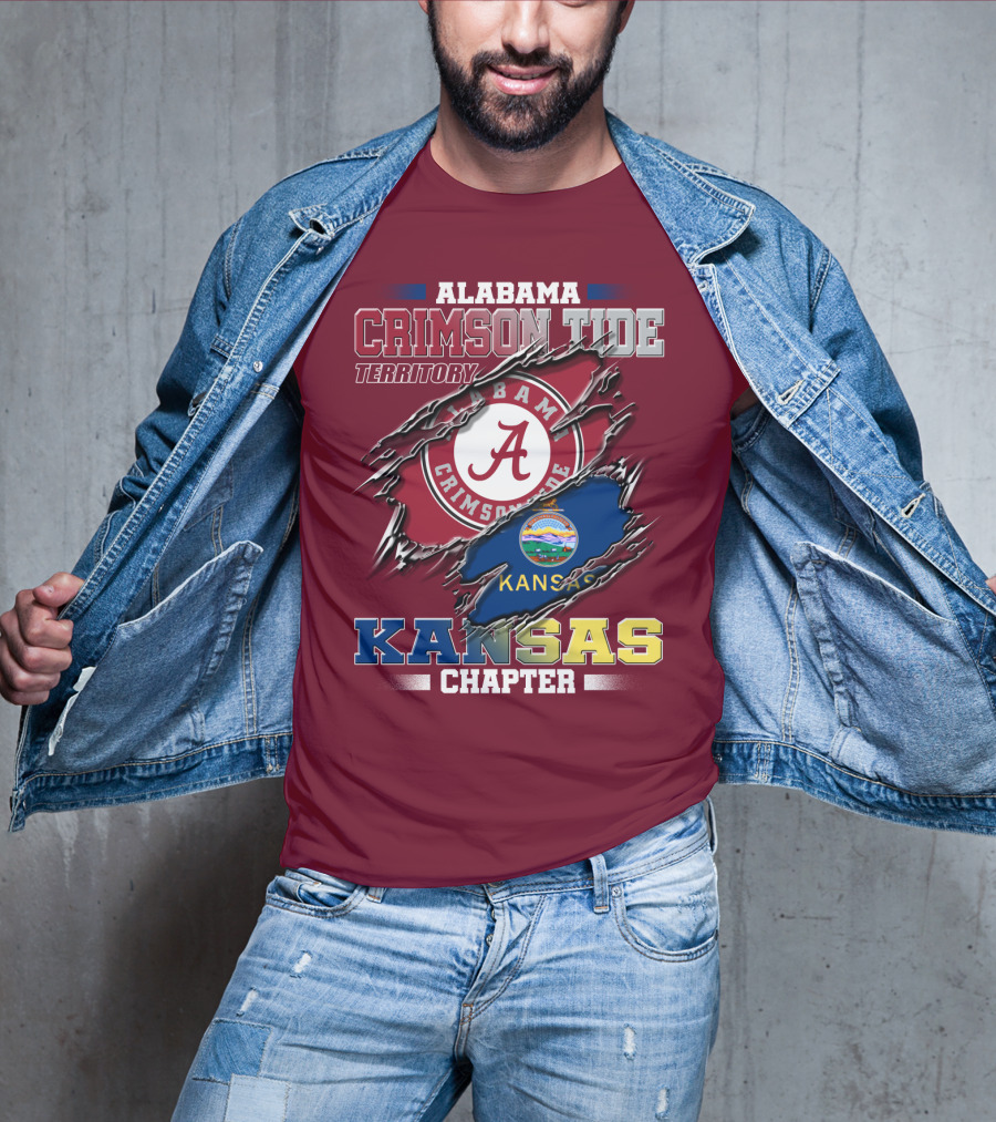 Alabama Crimson Tide Territory Kansas Chapter T-Shirt