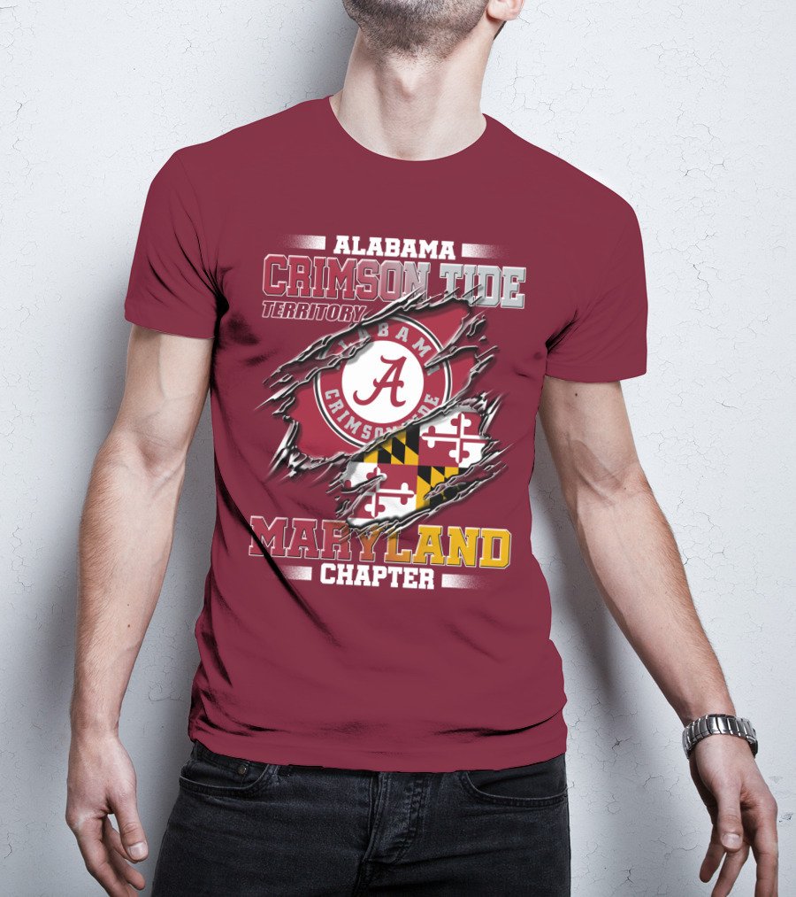 Alabama Crimson Tide Territory Maryland Chapter T-Shirt