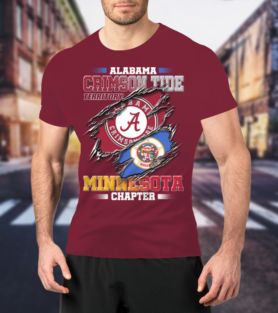 Alabama Crimson Tide Territory Minnesota Chapter T-Shirt