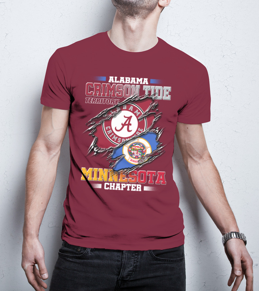 Alabama Crimson Tide Territory Minnesota Chapter T-Shirt