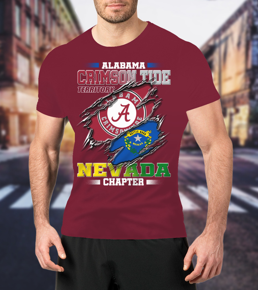 Alabama Crimson Tide Territory Nevada Chapter T-Shirt