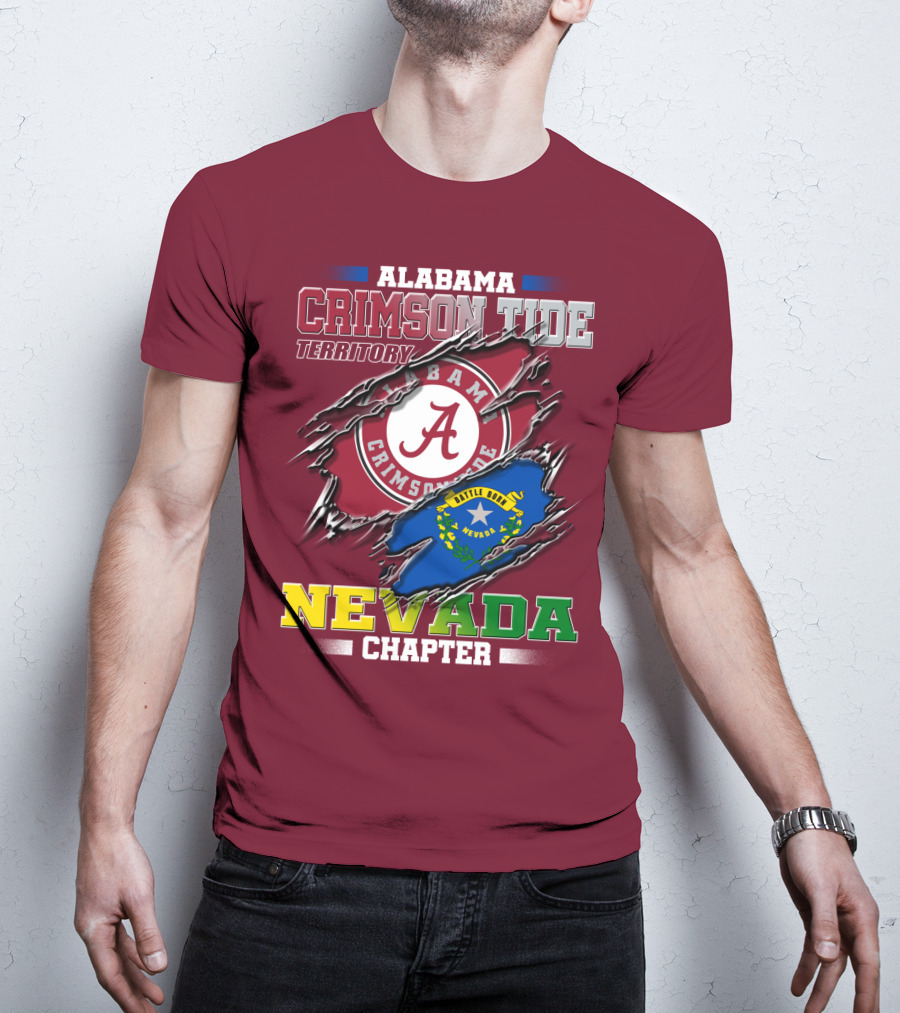 Alabama Crimson Tide Territory Nevada Chapter T-Shirt