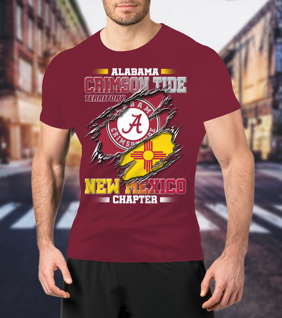 Alabama Crimson Tide Territory New Mexico Chapter T-Shirt