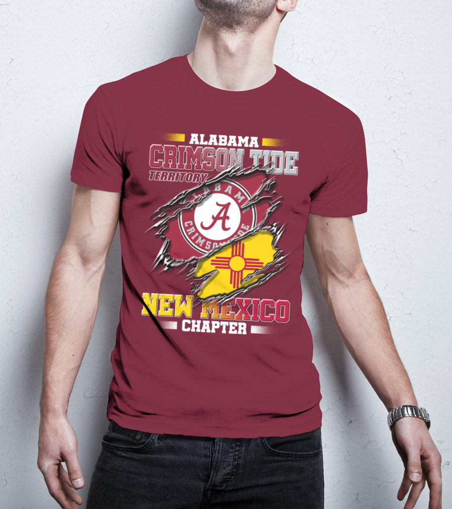 Alabama Crimson Tide Territory New Mexico Chapter T-Shirt