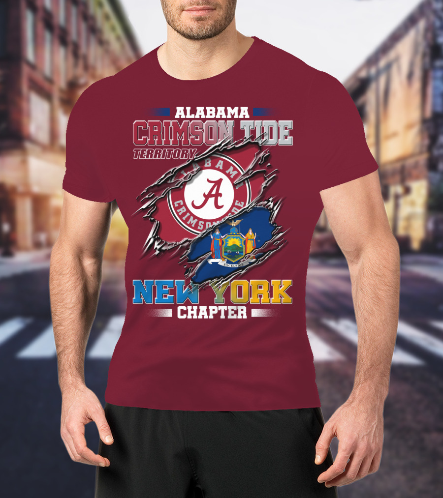 Alabama Crimson Tide Territory New York Chapter T-Shirt
