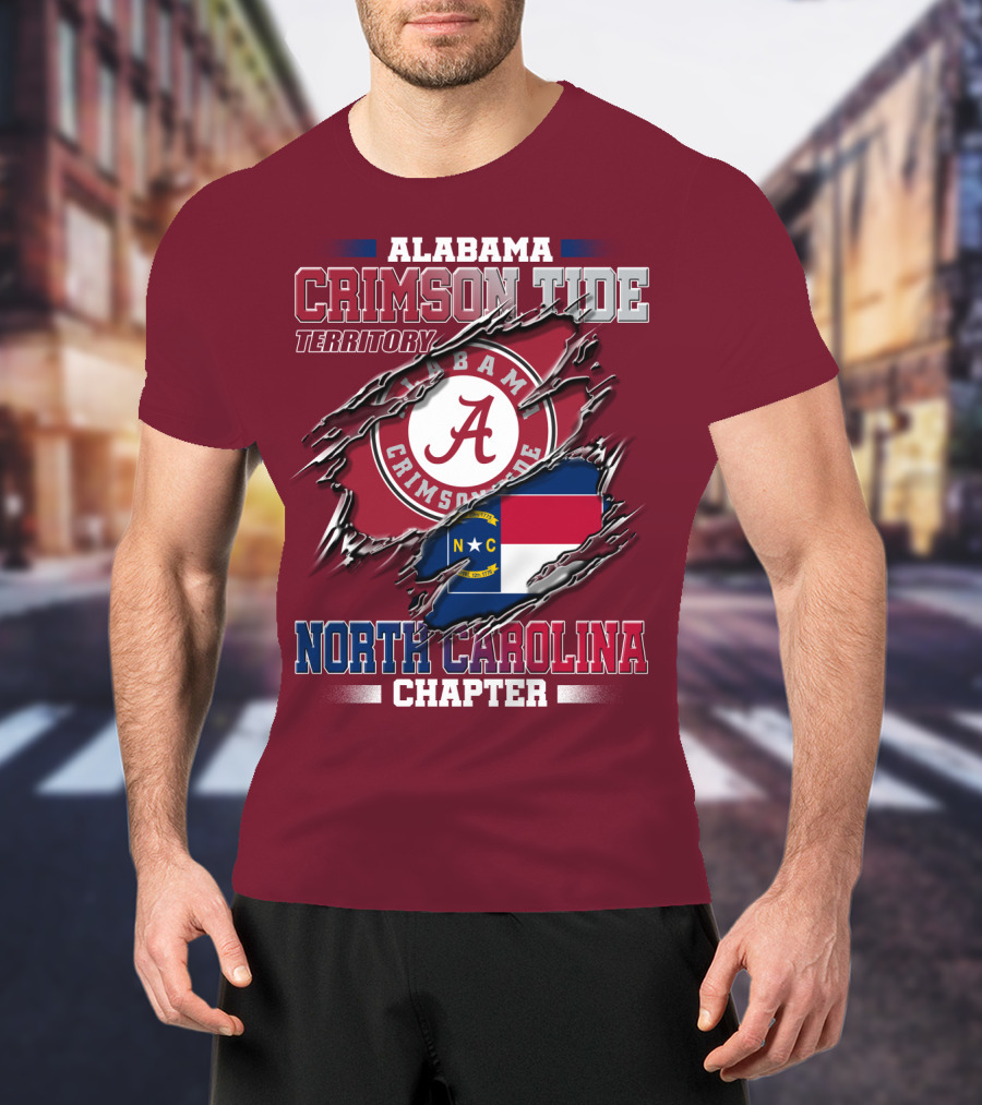 Alabama Crimson Tide Territory North Carolina Chapter T-Shirt