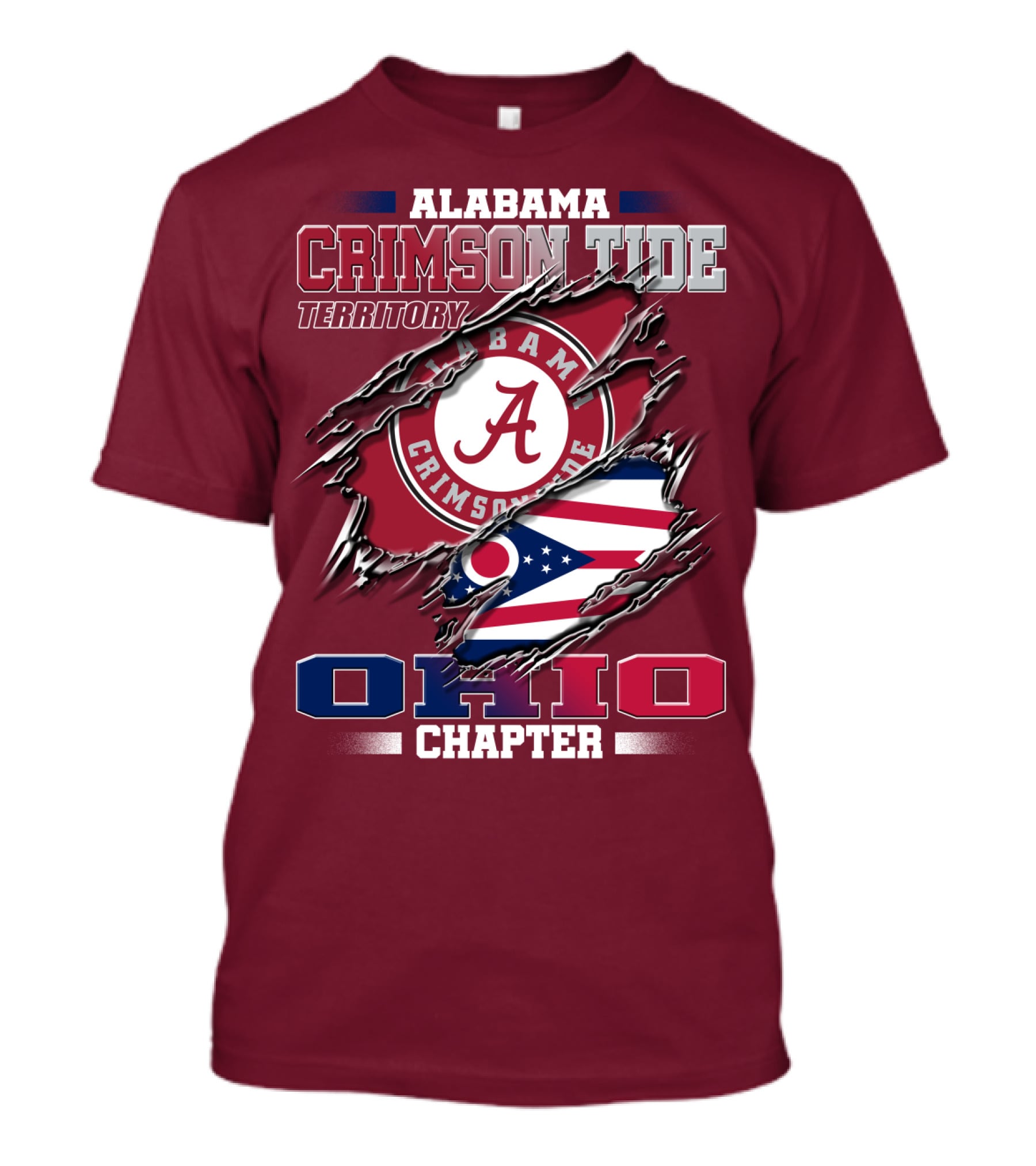 Alabama Crimson Tide Territory Ohio Chapter T-Shirt