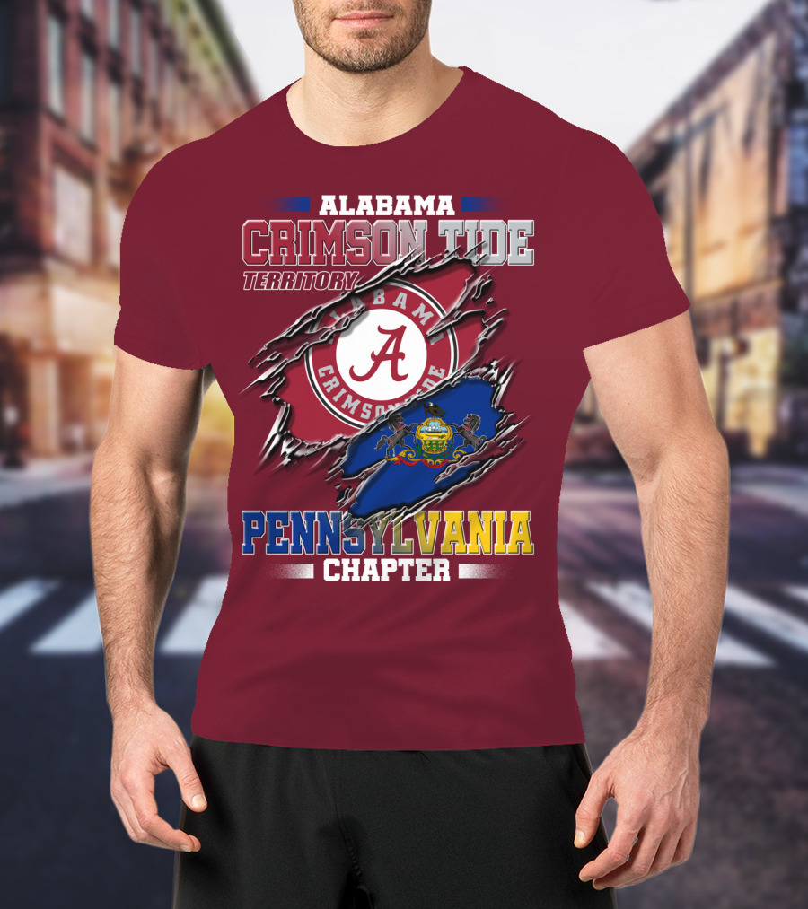 Alabama Crimson Tide Territory Pennsylvania Chapter T-Shirt