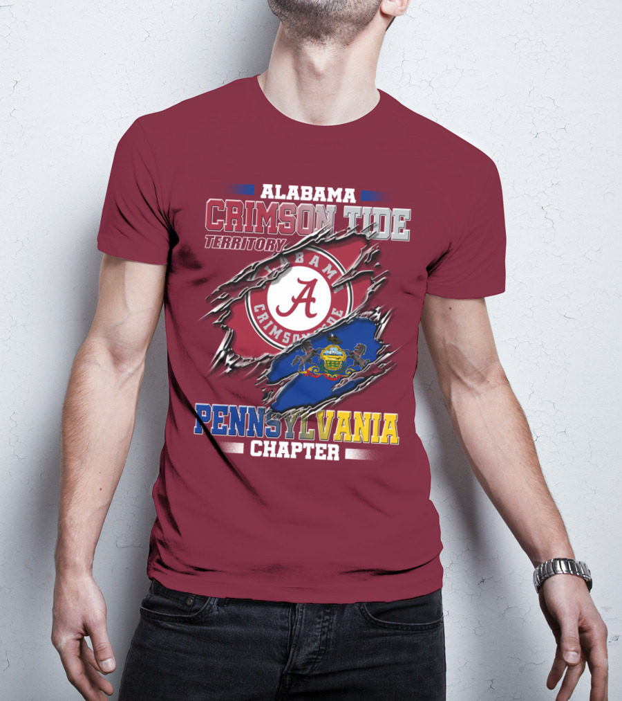 Alabama Crimson Tide Territory Pennsylvania Chapter T-Shirt