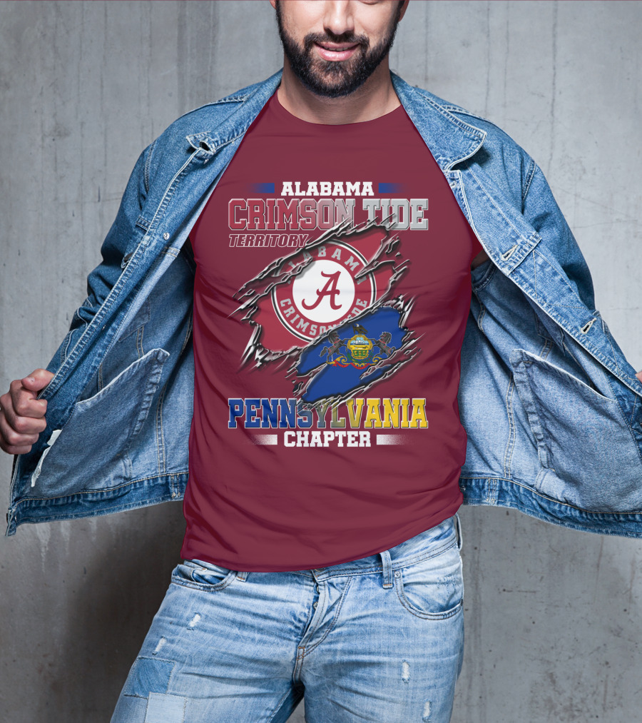 Alabama Crimson Tide Territory Pennsylvania Chapter T-Shirt
