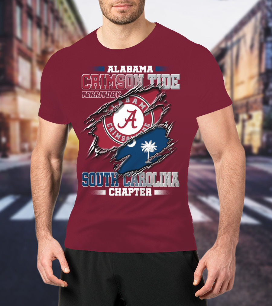 Alabama Crimson Tide Territory South Carolina Chapter T-Shirt
