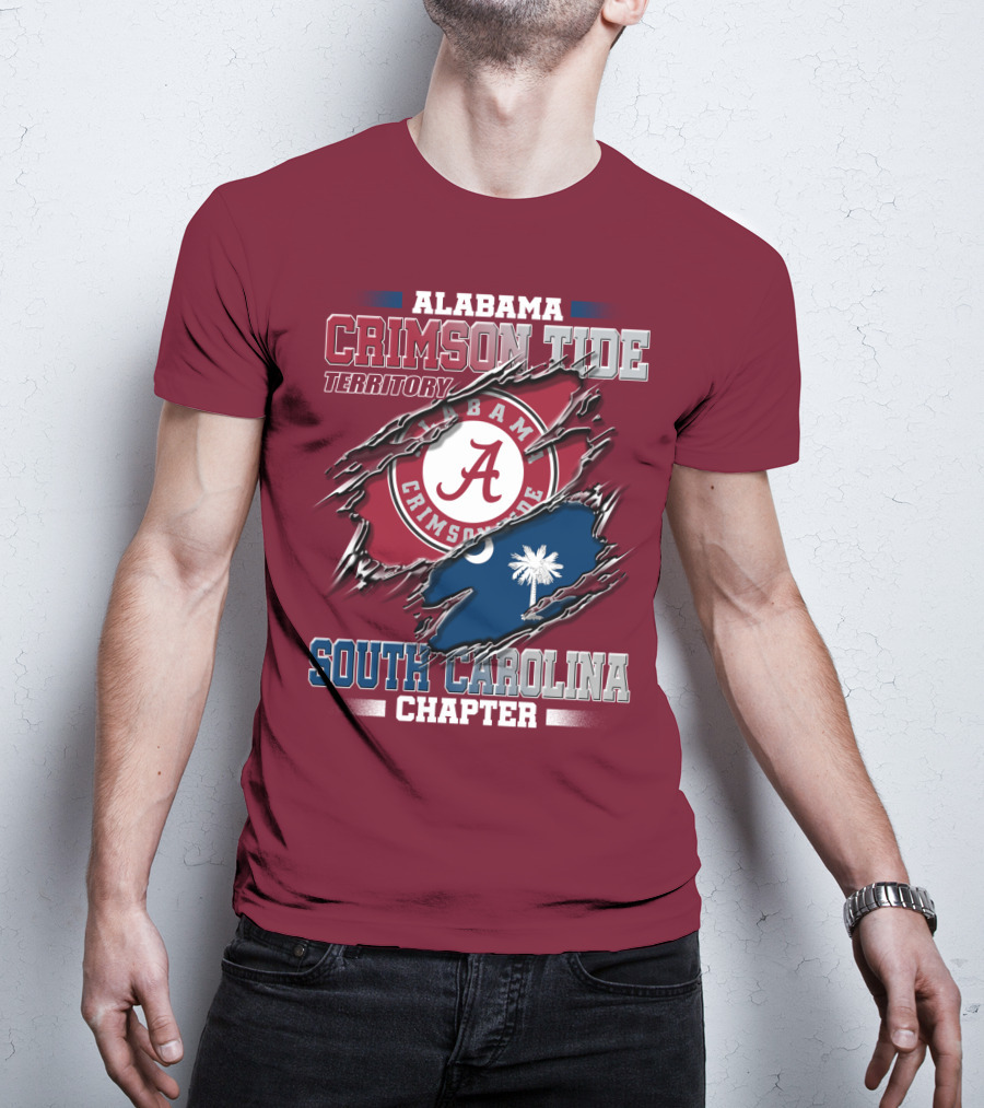 Alabama Crimson Tide Territory South Carolina Chapter T-Shirt