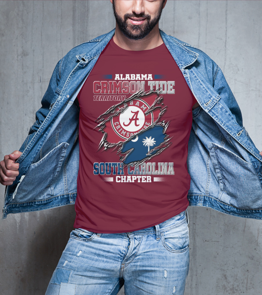 Alabama Crimson Tide Territory South Carolina Chapter T-Shirt