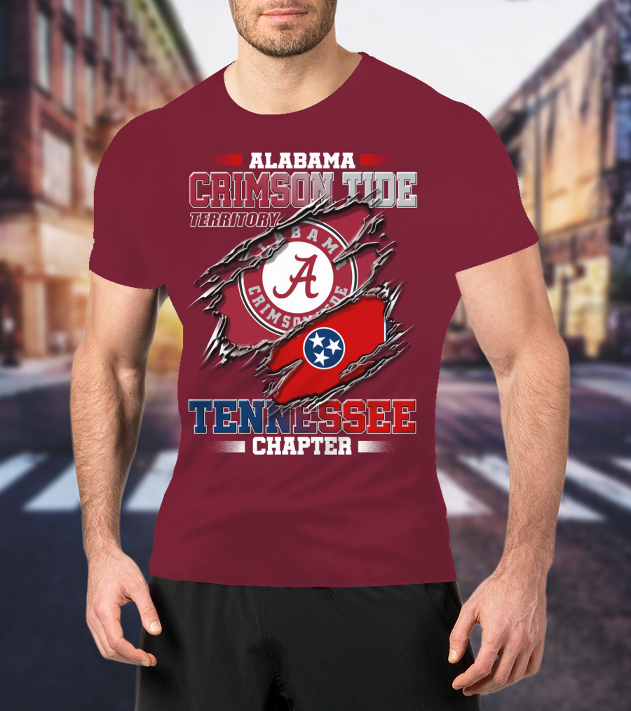 Alabama Crimson Tide Territory Tennessee Chapter T-Shirt