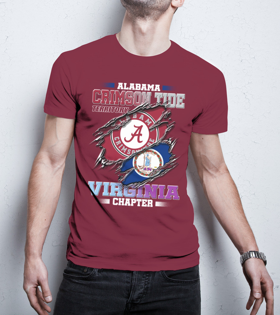 Alabama Crimson Tide Territory Virginia Chapter T-Shirt