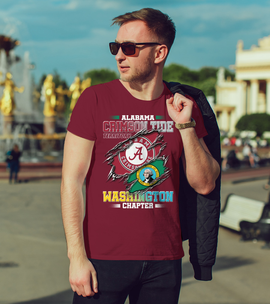 Alabama Crimson Tide Territory Washington Chapter T-Shirt