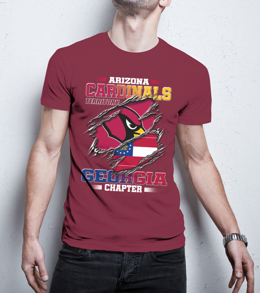 Arizona Cardinals Territory Georgia Chapter T-Shirt