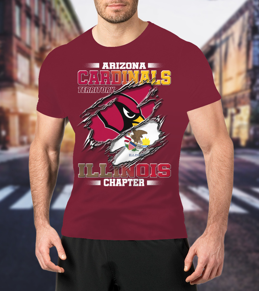 Arizona Cardinals Territory Illinois Chapter T-Shirt