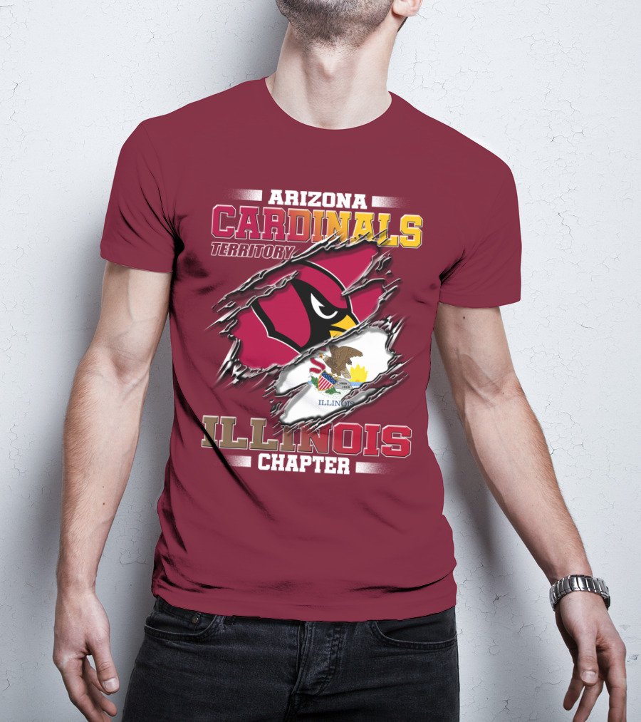 Arizona Cardinals Territory Illinois Chapter T-Shirt