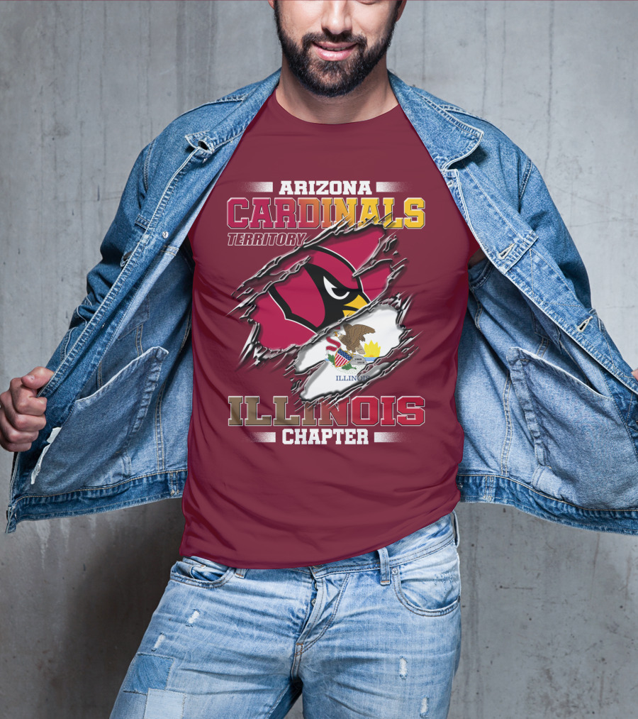 Arizona Cardinals Territory Illinois Chapter T-Shirt